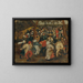 Le Festin de mariage en plein air - Pieter Brueghel le Jeune — oprawiony obraz na ścianie