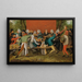 Le Festin de mariage - Pieter Brueghel le Jeune — oprawiony obraz na ścianie