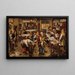 Biuro poborców podatkowych - Pieter Brueghel Młodszy — oprawiony obraz na ścianie