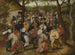 Tańczący na weselu na świeżym powietrzu - Pieter Brueghel młodszy — widok dzieła