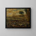 Le Louvre et la Galerie du bord de l'eau vus du Pont Neuf - Pieter Casteels — oprawiony obraz na ścianie