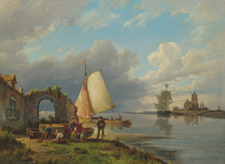 Pieter Christian Dommersen - On the Spaarn Nr Haarlem.webp