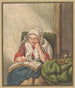 Jej matka czytająca Biblię - Pieter Christoffel Wonder — widok dzieła