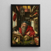 Święty Hieronim w swoim studiu - Pieter Coecke van Aelst — oprawiony obraz na ścianie