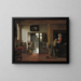 Sypialnia - Pieter de Hooch — oprawiony obraz na ścianie