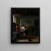 La Visite - Pieter de Hooch — oprawiony obraz na ścianie