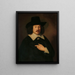 Portret mężczyzny - Pieter Dubordieu — oprawiony obraz na ścianie