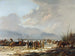 Łamanie lodu na Karnemelksloot w Naarden, styczeń 1814 - Pieter Gerardus van Os — widok dzieła