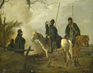 Posterunek kozacki w 1813 roku - Pieter Gerardus van Os — widok dzieła