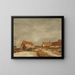 Les casemates avant Naarden 1814 - Pieter Gerardus van Os — oprawiony obraz na ścianie