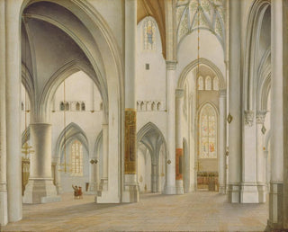 Pieter Jansz Saenredam - The Interior of Saint Bavo Haarlem.webp
