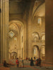 Transept Mariakerk w Utrechcie widziany od północnego wschodu - Pieter Jansz Saenredam — widok dzieła