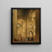 Transept Mariakerk w Utrechcie widziany od północnego wschodu - Pieter Jansz Saenredam — oprawiony obraz na ścianie