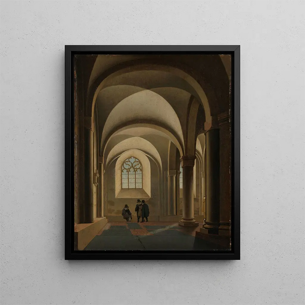 Pieter Jansz Saenredam - The westernmost bays of the south aisle of the Mariakerk in Utrecht.webp
