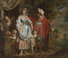 Abraham chassant Agar et Ismaël - Pieter Jozef Verhaghen — widok dzieła