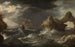 Burza na morzu - Pieter Mulier starszy — widok dzieła