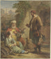 Le Lévite et sa concubine - Pieter Recco — widok dzieła