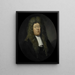 Portret Adriaena Paetsa, dyrektora Izby Rotterdamu w Kompanii Wschodnioindyjskiej, wybranego w 1668 roku - Pieter van der Werff — oprawiony obraz na ścianie
