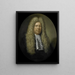 Portret Jacoba Dane'a, dyrektora Izby Rotterdam w Holenderskiej Kompanii Wschodnioindyjskiej, wybranego w 1689 roku - Pieter van der Werff — oprawiony obraz na ścianie