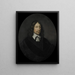 Portret Johan de Vries, dyrektora Izby Handlowej Rotterdamu w Kompanii Wschodnioindyjskiej, wybrany w 1667 roku - Pieter van der Werff — oprawiony obraz na ścianie