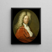 portret M. Brust - Pieter van der Werff — oprawiony obraz na ścianie