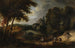 pejzaż z mostem - Pieter Verdussen — widok dzieła