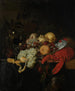 Martwa natura z owocami i homarem - Pieter de Ring — widok dzieła