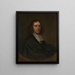 Portret mężczyzny - Pieter van Anraedt — oprawiony obraz na ścianie