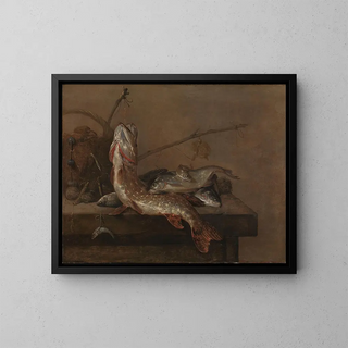 Pieter van Noort - Still life with fish.webp