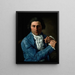 Portret architekta Giuseppe Valadier - Pietro Labruzzi — oprawiony obraz na ścianie