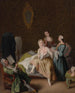 Le réveil de la dame - Pietro Longhi — widok dzieła