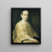 Portret markizy Concina di Udine - Pietro Longhi — oprawiony obraz na ścianie