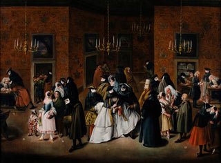 Le Ridotto - Pietro Longhi — widok dzieła