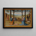 La Nativité - Pietro Perugino — oprawiony obraz na ścianie