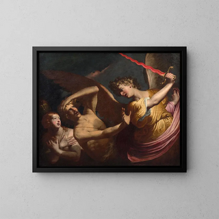 Pietro Ricchi - Eve expelled from the garden of Eden.webp