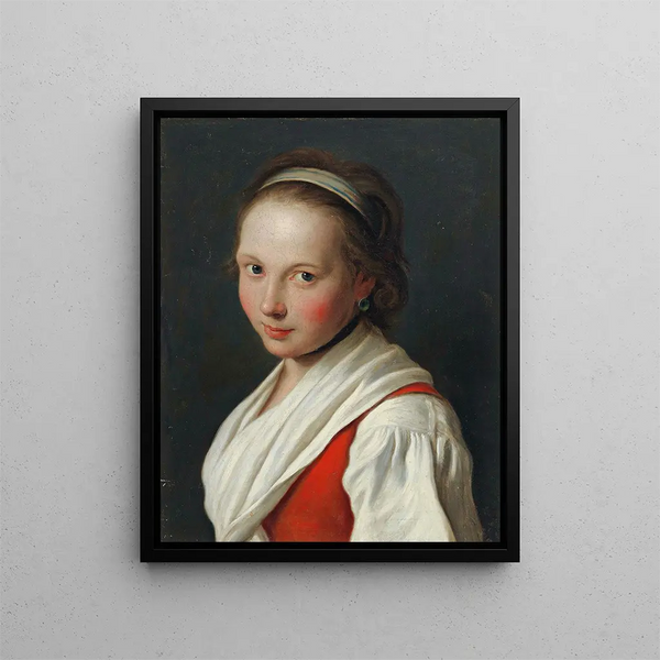 Pietro Rotari - Portrait Of A Young Woman With A Hair Band.webp