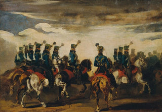 Piotr von Michalowski - sterreichische blaue Husaren.webp