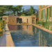 Reprodukcja obrazu basenu, południowa Francja - Sir John Lavery