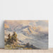 Reprodukcja obrazu Piz Roseg - Lodowiec Tschiervagletscher - Edward Theodore Compton