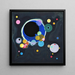 Kilka kół - Wassily Kandinsky — oprawiony obraz na ścianie
