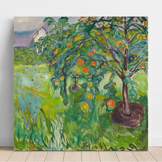 Pommier près de l'atelier - Edvard Munch | Reproduction Tableau Décoration murale affiche copie