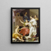 Alegoria sztuk - Pompeo Batoni — oprawiony obraz na ścianie