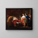 Antiochus i Stratonice - Pompeo Batoni — oprawiony obraz na ścianie
