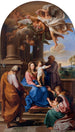 La Vierge à l'Enfant avec les saints Joseph, Zacharie et Élisabeth et le petit Saint Jean - Pompeo Batoni — widok dzieła
