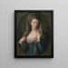 portret kobiety tradycyjnie identyfikowanej jako Margaret Stuart Lady Hippisley - Pompeo Batoni — oprawiony obraz na ścianie