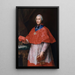 Portret kardynała Jean-François Joseph de Rochechouart - Pompeo Batoni — oprawiony obraz na ścianie