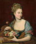 Portret damy w Flore - Pompeo Batoni — widok dzieła