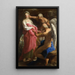 Le Temps ordonne à la Vieillesse de détruire la Beauté - Pompeo Batoni — oprawiony obraz na ścianie