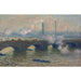 Reprodukcja obrazu Most Waterloo, pochmurny dzień - Claude Monet