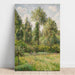 Reprodukcja obrazu Poplars, Éragny - Camille Pissarro